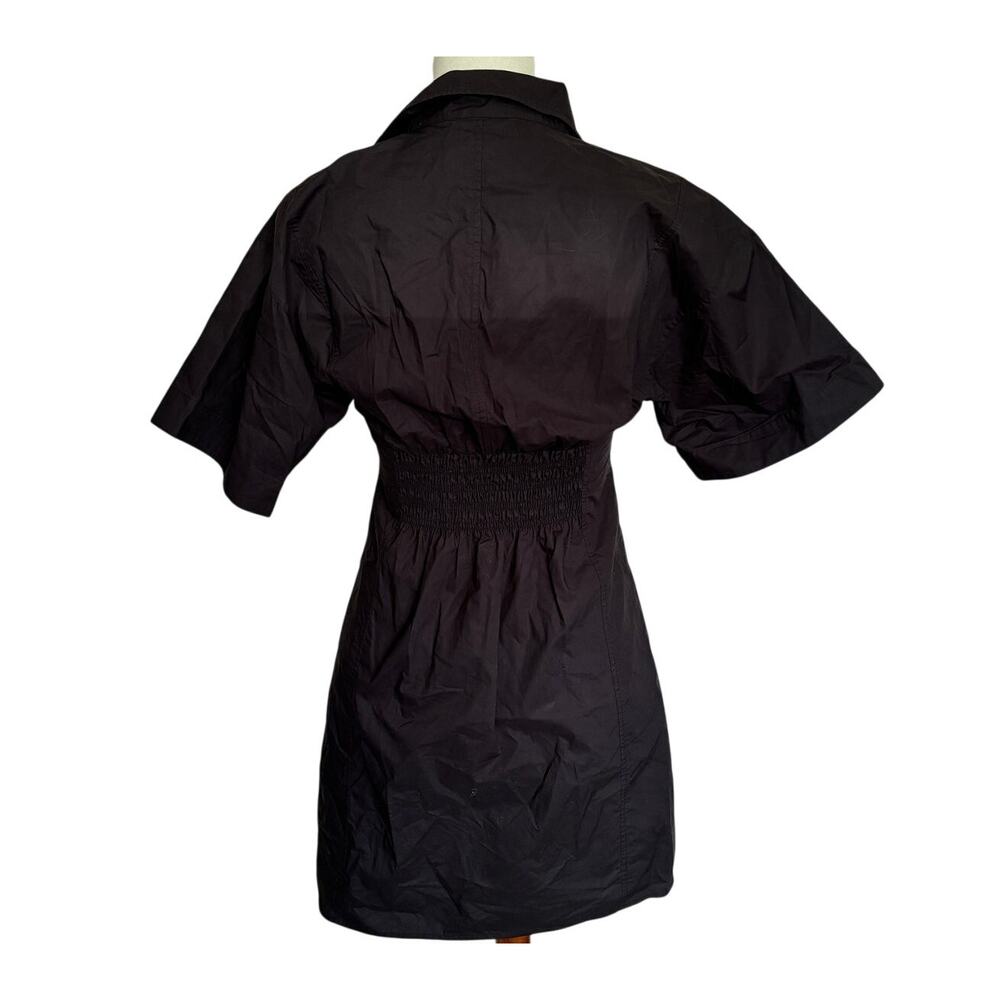 Frame Seam Detail Dress - Black - Size Extra Small View 3